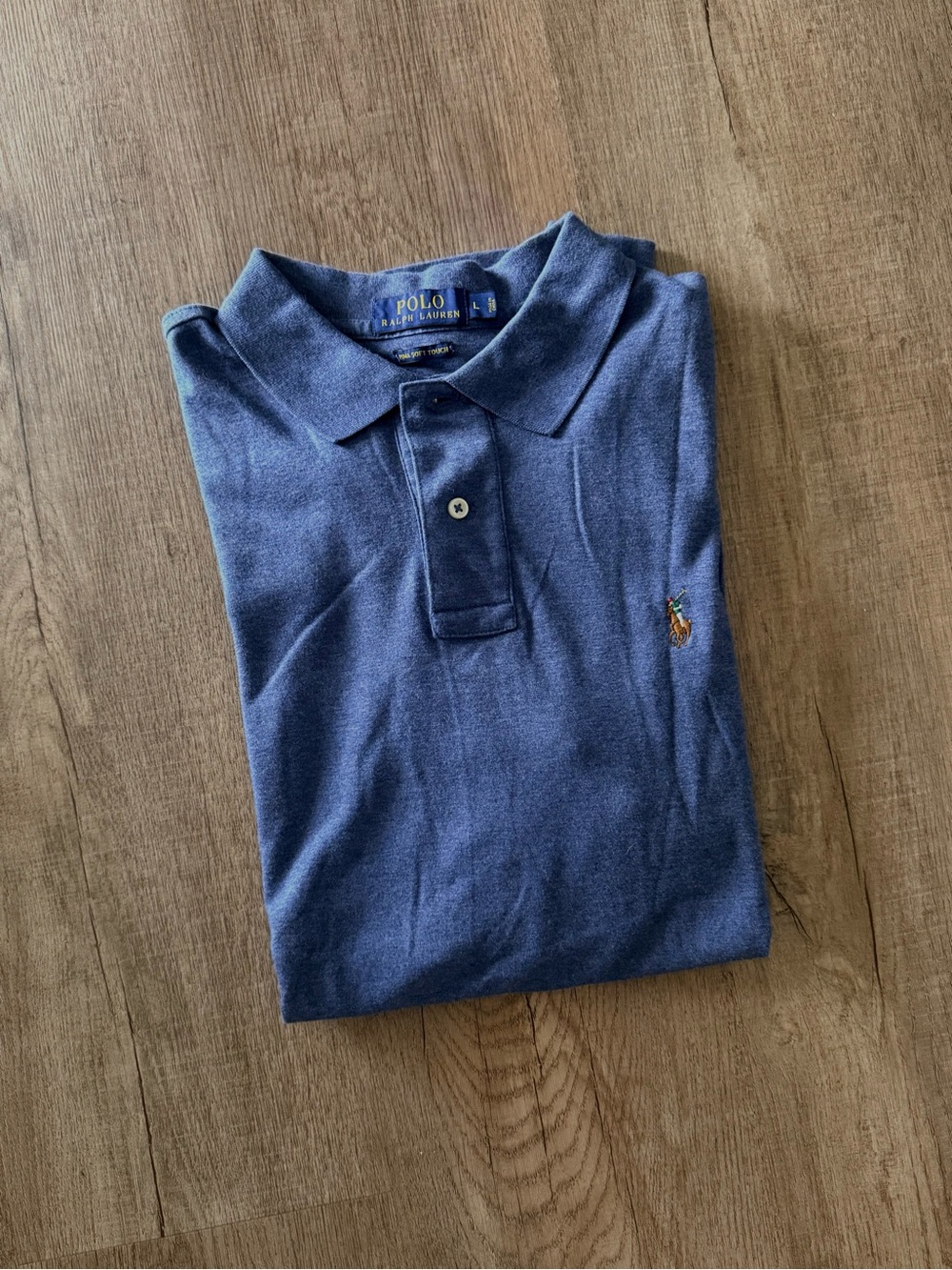 Polo by Ralph Lauren Navy Blue Short-Sleeve Polo with Embroidered Pony